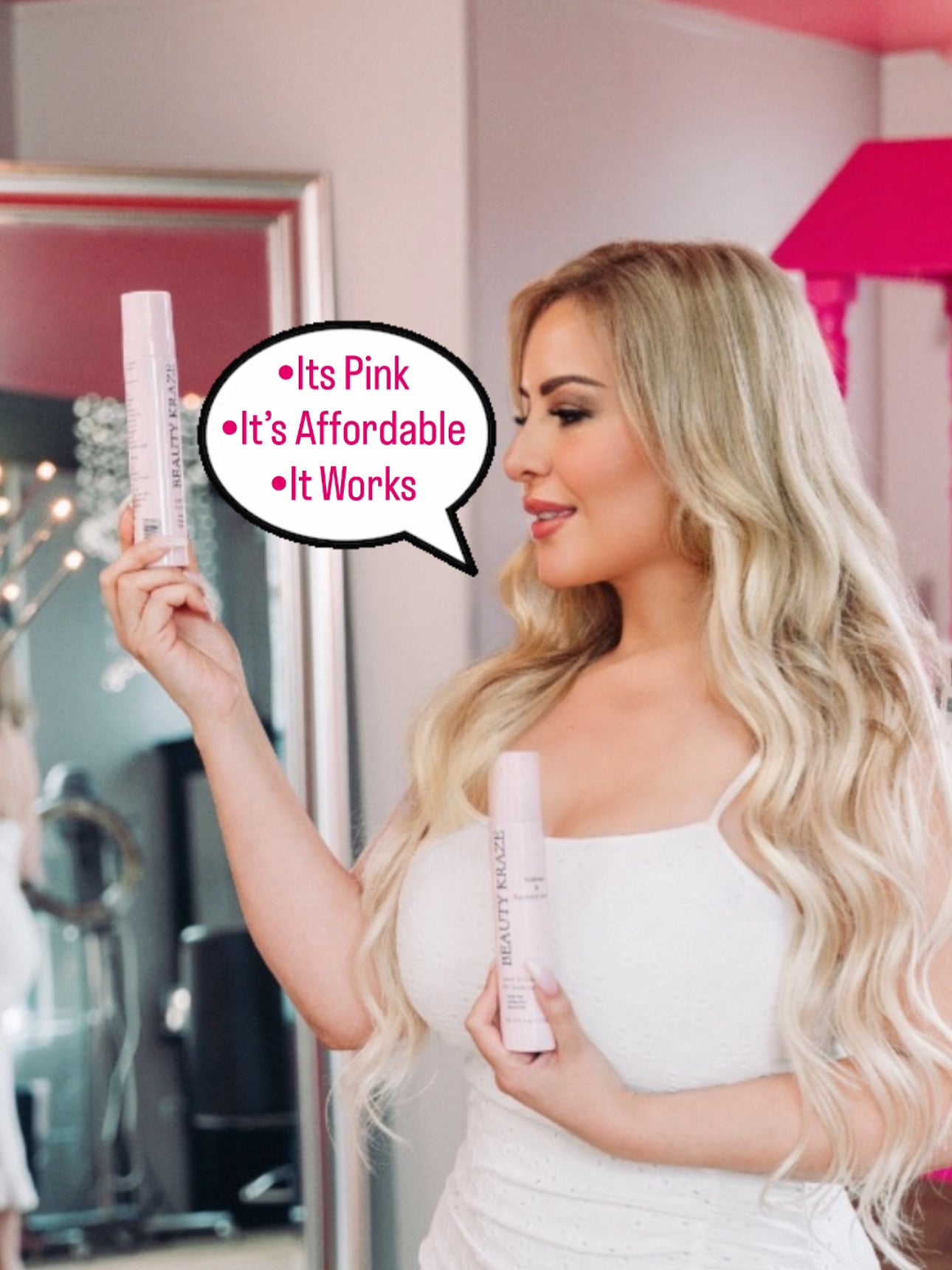 Beauty Kraze Leave-In Hair Conditioner with Plant Based Ingredients.