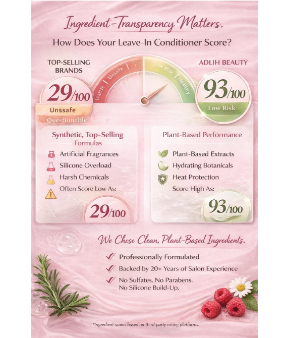 Beauty Kraze Leave-In Hair Conditioner with Plant Based Ingredients.